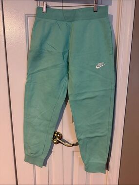 Nike Kids Mint Fleece Joggers - Light Green
